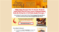 Desktop Screenshot of eroticmassagemastery.com