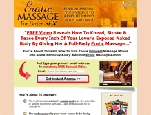 Tablet Screenshot of eroticmassagemastery.com